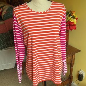 Lands’ End size large SPF 50 stretchy sun shirt
